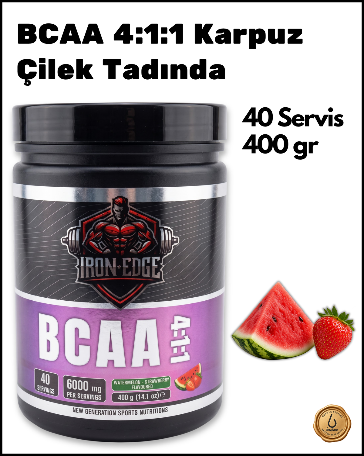 BCAA 4:1:1 Karpuz Çilek Tadında 400 gr