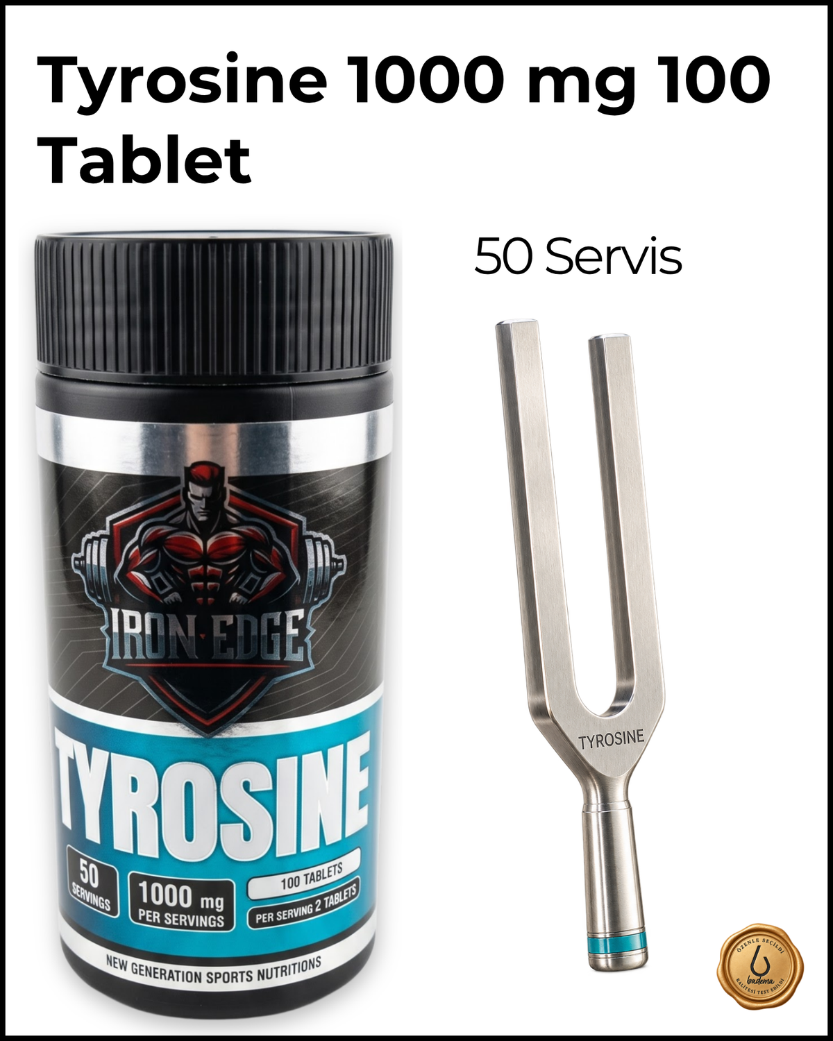 L-Tyrosine 500 mg 100 Tablet