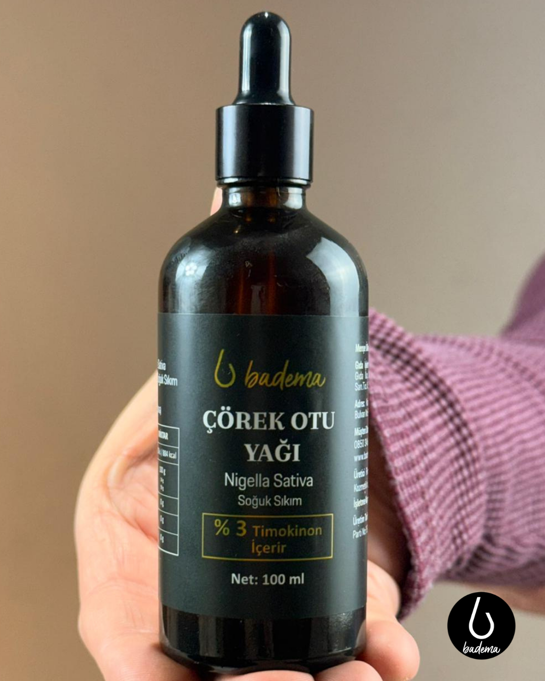 Çörek Otu Yağı Nigella Sativa 100 ml