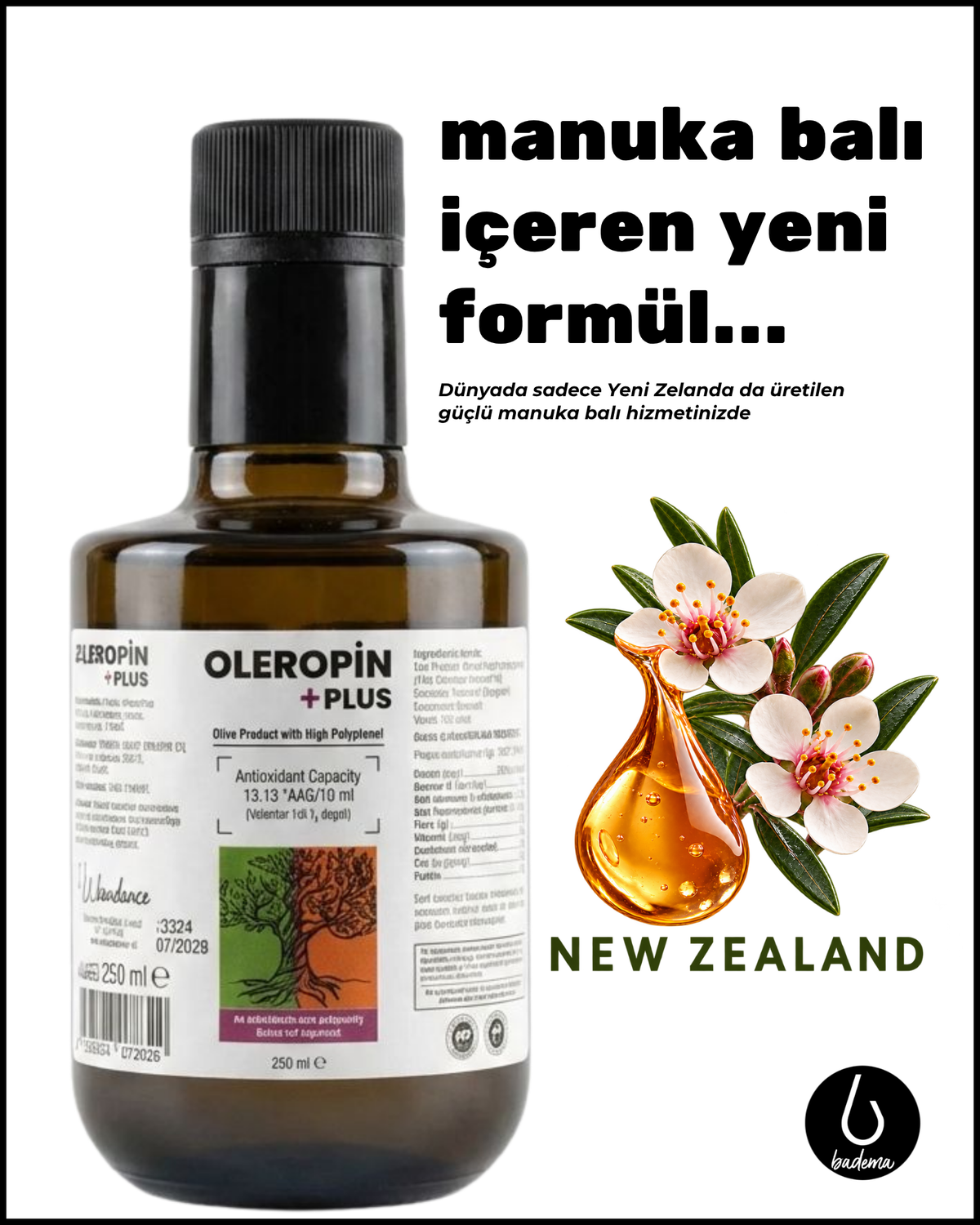 Oleropin Plus (+) 250 ml