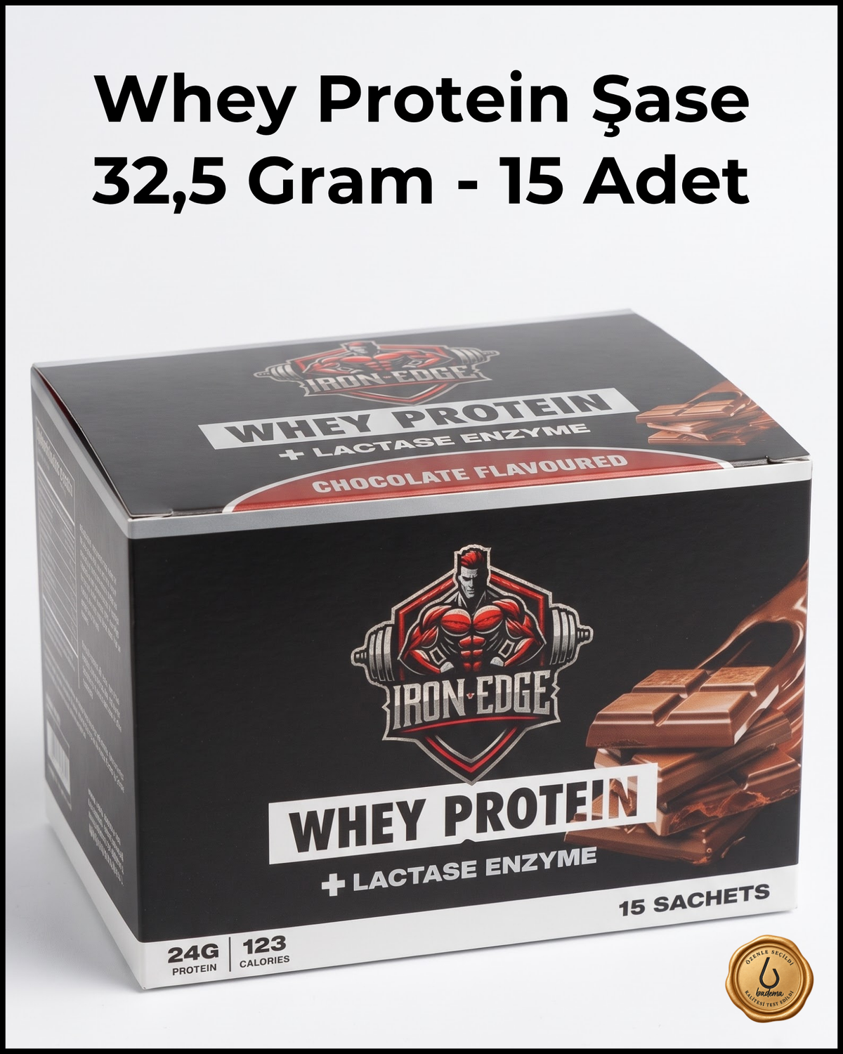 Whey Protein 15 tekli Şase 32.5 Gr Çikolata tadında