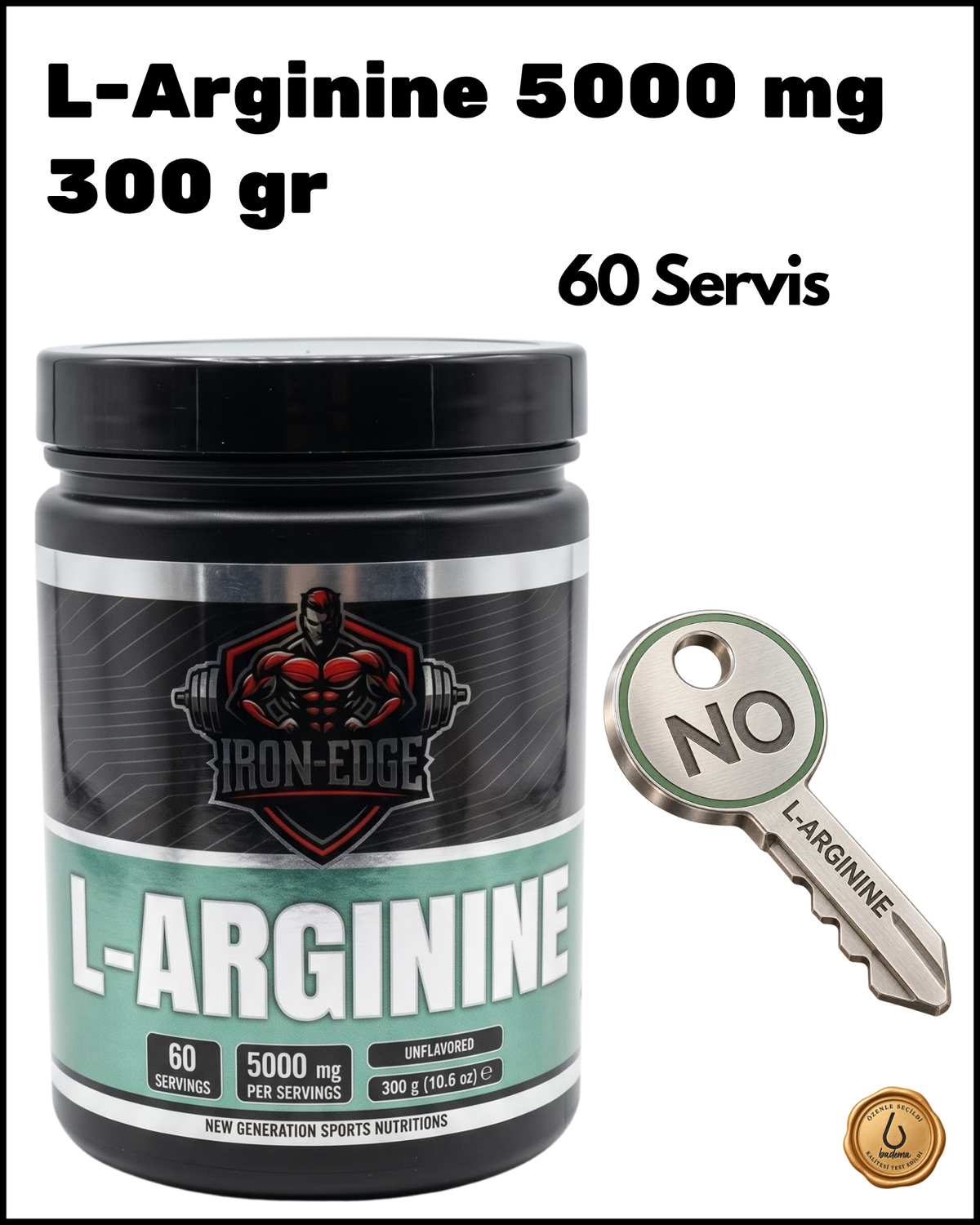 L-Arginine 60 Servis 300 gr