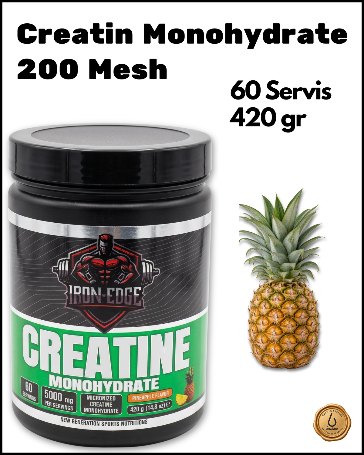Creatine Monohydrate 420 Gr Ananas Tadında