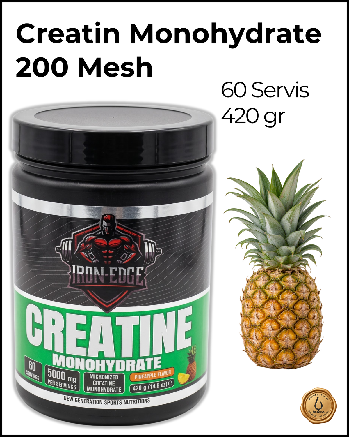 Creatine Monohydrate 420 Gr Ananas Tadında