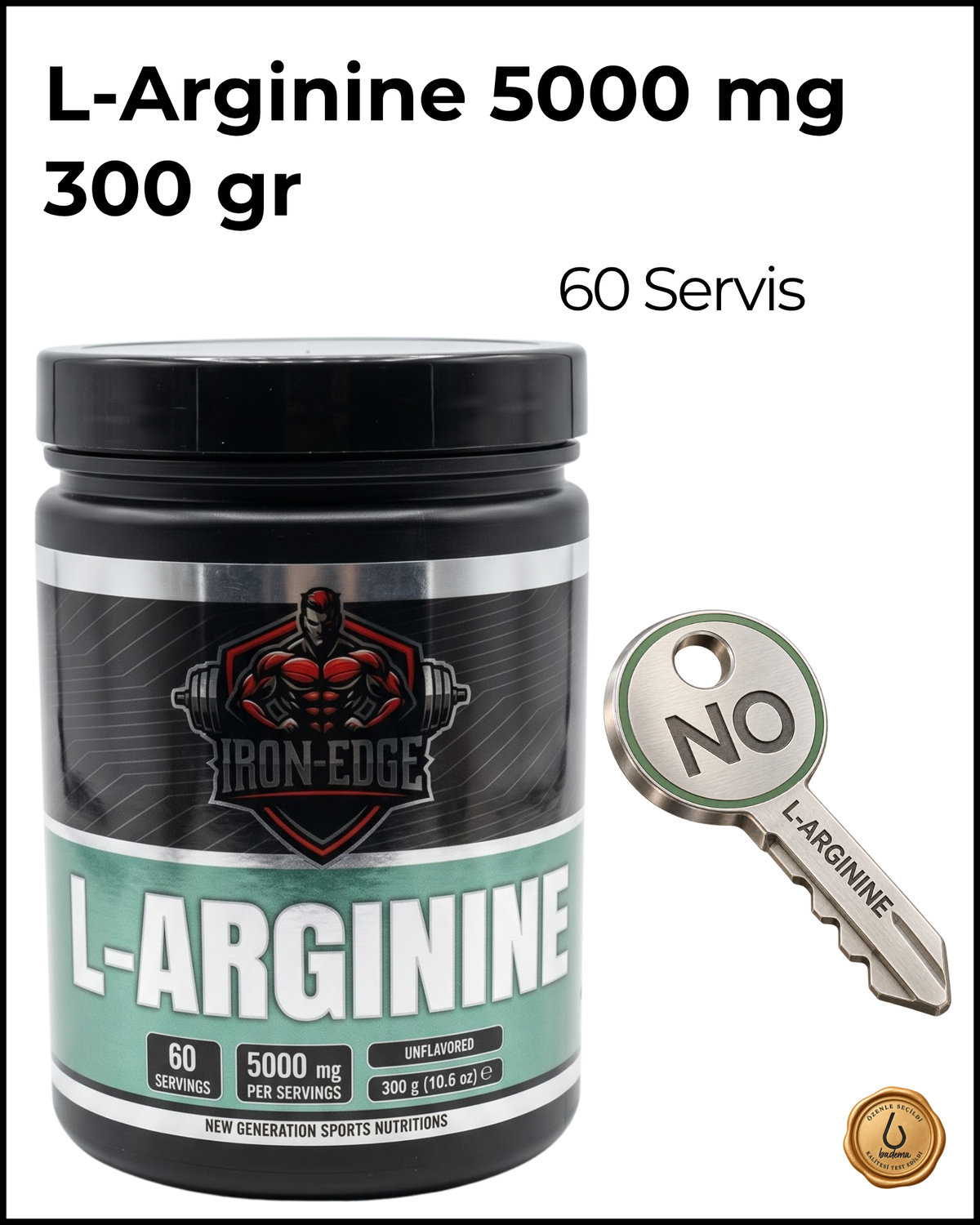 L-Arginine 60 Servis 300 gr