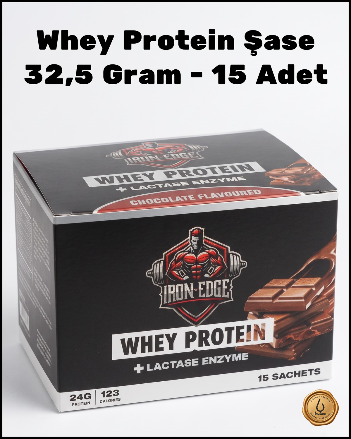 Whey Protein 15 tekli Şase 32.5 Gr Çikolata tadında