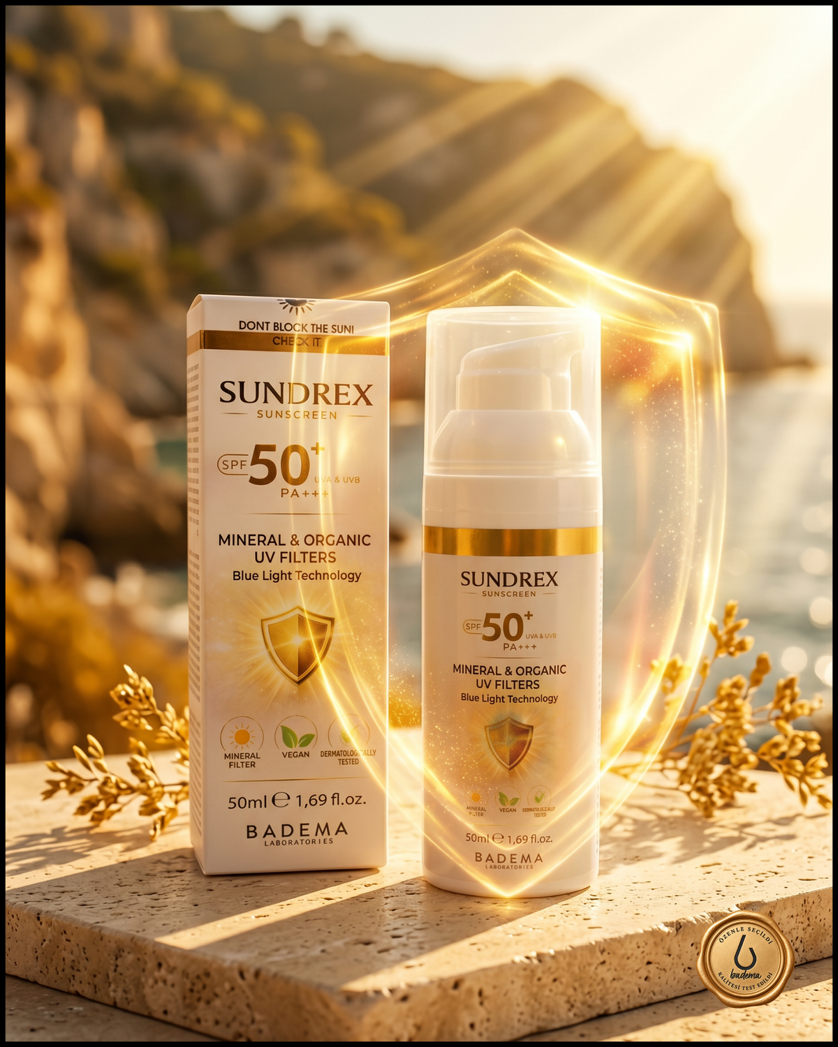 Sundrex Mineral & Organik Filtreli Güneş Kremi 50 ml
