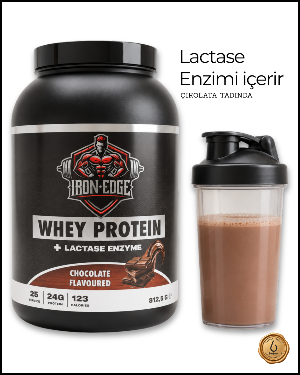 Whey Protein 25 Servis Çikolata Tadında 812.5 Gr