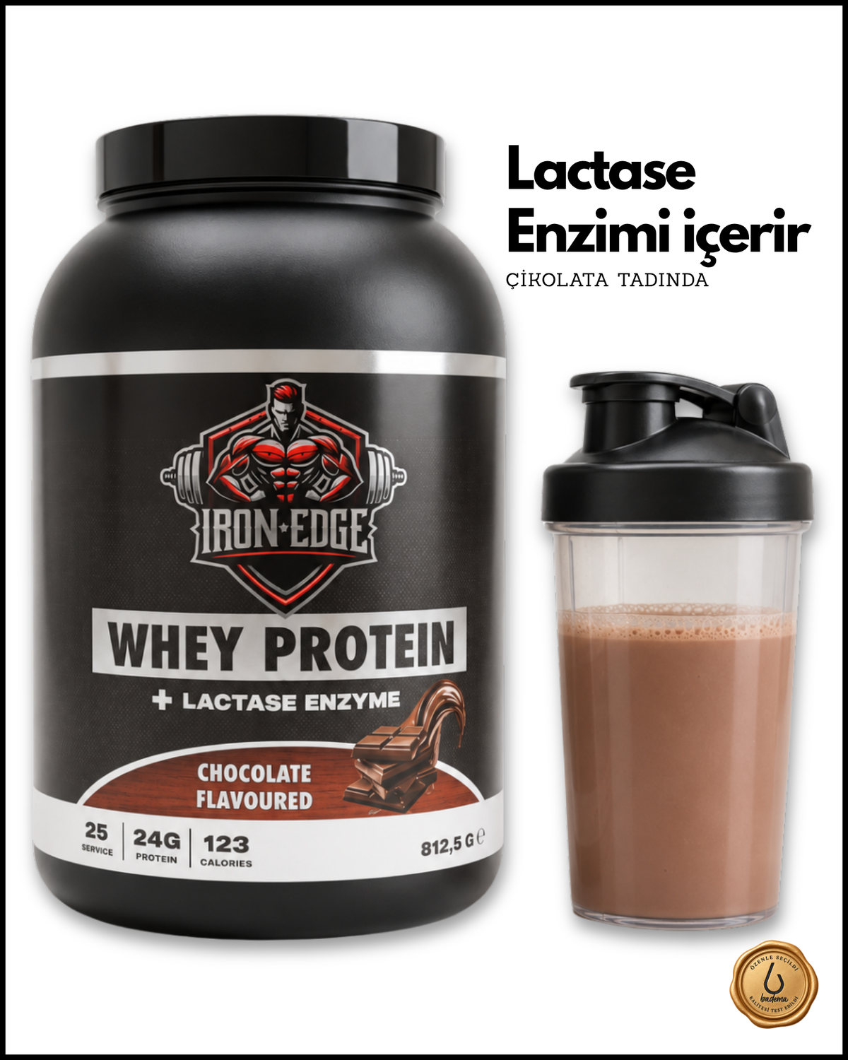 Whey Protein 25 Servis Çikolata Tadında 812.5 Gr